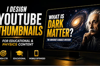 design engaging physics and science youtube thumbnails