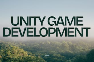 develop 2d or 3d unity game with multiplayer or prototype