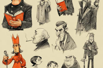 do comics book pages, storyboards, illustrations