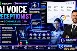 build ai voice receptionist for gohighlevel automation
