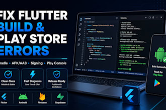 fix flutter android build and play store errors