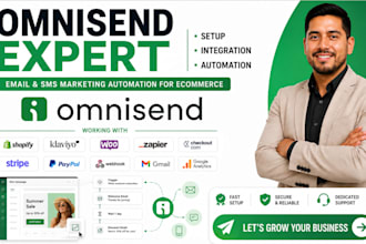 setup omnisend email automation flows for shopify email marketing omnisend email