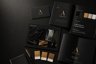 design a professional logo and brand identity kit for your brand launch