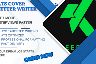 write ats cover letter, job targeted resume letter and motivation