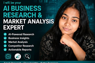 do ai business research and  market analysis