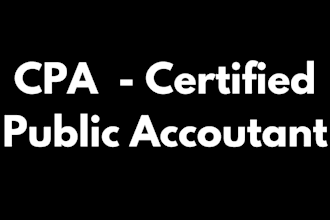 write US CPA letter, income verification, mortgage letter, comfort letter