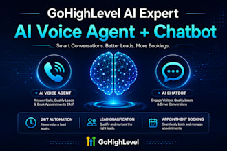 integrate ai voice agent andchatbot to gohighlevel