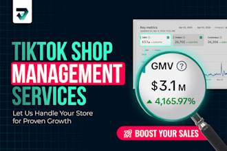 be your expert tiktok shop manager in USA, UK and europe
