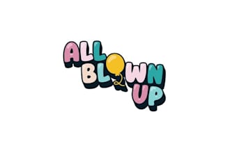 design unique balloon business logo