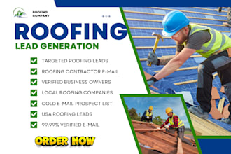 build targeted roofing contractor leads and verified email list