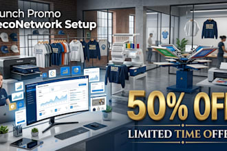 setup deconetwork print shop printavo inksoft, redbubble and shopify integration