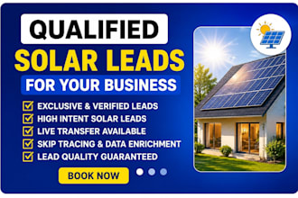 quality solar leads facebook ads roofing leads instagram tiktok ads campaign