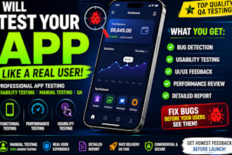 do website testing app testing website review