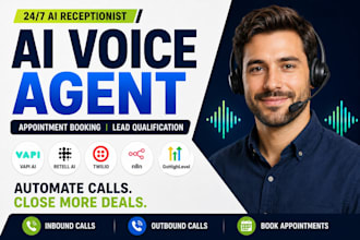 appointment booking ai receptionist vapi ai voice agent retell ai twilio n8n ghl