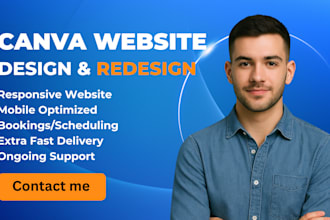 canva website design landing page website design canva website redesign