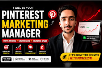 be your pinterest marketing manager with proven seo strategy