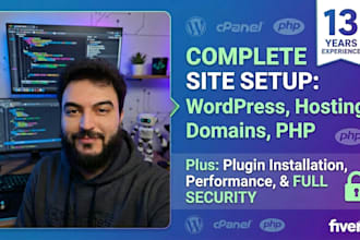 install and setup wordpress website