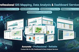 create professional gis maps and spatial analysis