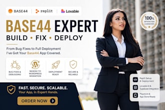 migrate base44 to wordpress base44 web app deployment base44 bug fix replit app