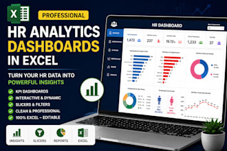 create HR analytics dashboards in excel