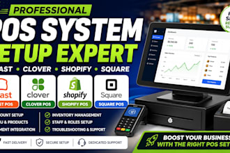 setup toast pos clover pos shopify pos and square pos