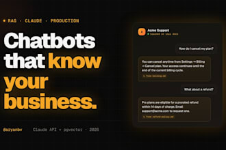 build a custom ai chatbot for your website and customer support