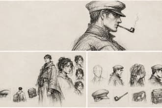 draw a custom character design