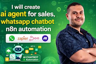 create an ai agent for sales, whatsapp, and chatbot automation