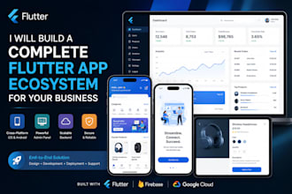 build flutter apps with firebase backend for your start up