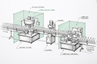 make automotive production line design, industrial mechanical bottle filling sys