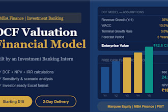create financial models for forecasting and budgeting