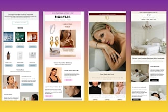 design klaviyo email template and klaviyo email flows
