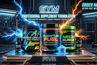 develop custom energy supplement and pre workout formulations