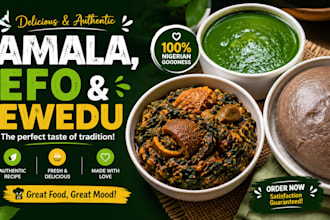 do amala, efo and ewedu