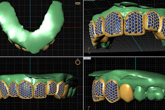 create jewelry cad design custom grillz