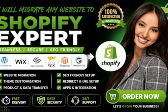 shopify migration, wordpress to shopify, squarespace, wix to shopify migration