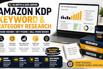 do in depth amazon KDP keyword category research amazon KDP ads non fiction