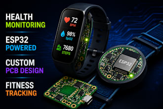 design and prototype esp32 smart wearable devices for health and fitness