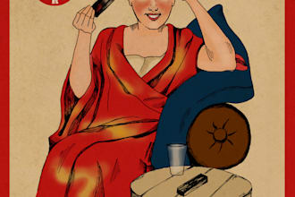 ilustracion publicitaria personalizada digital