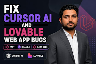 fix cursor ai and lovable web app bugs fast