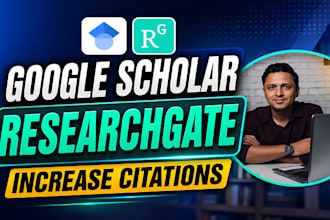 increase google scholar citation, journals, using researchgate