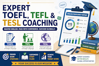 be your toefl  tefl and tesl coach
