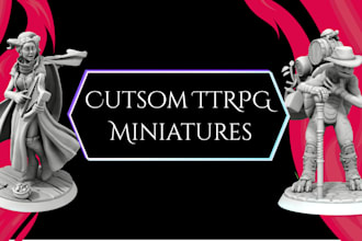 make your ttrpg character into a custom mini