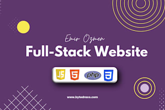 build the perfect website, front end and back end,