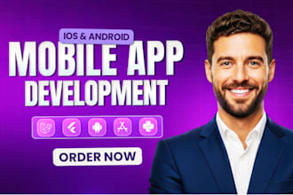 do mobile app development in flutter react native android ios app creation
