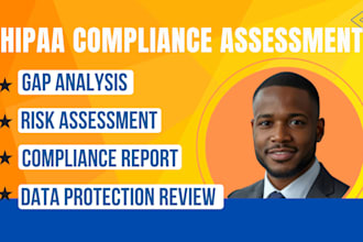do hipaa compliance assessment and gap analysis with report fast