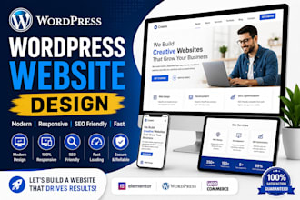 design a modern wordpress website