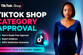 set up your tiktok shop and handle product category approval