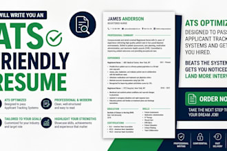 write you an ats friendly resume
