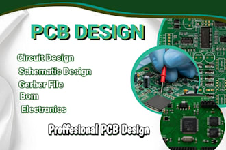 design pcb circuit, esp32 pcb design, code arduino project, electronic engineer